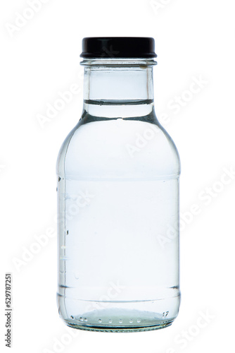 water bottle isolated on white background ,clipping path