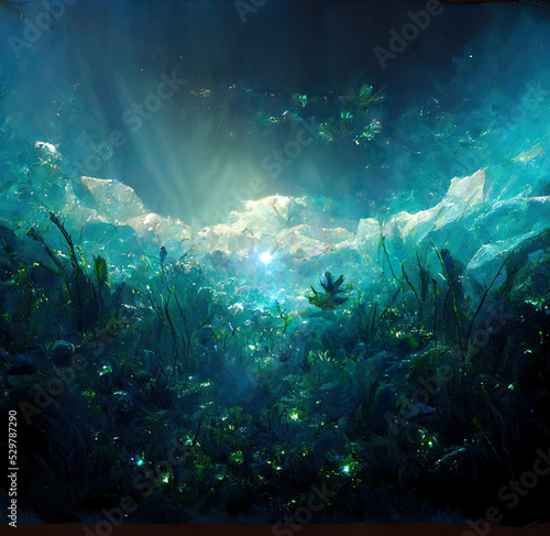 underwater sea scape