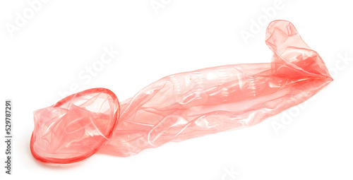 condom isolated on white background