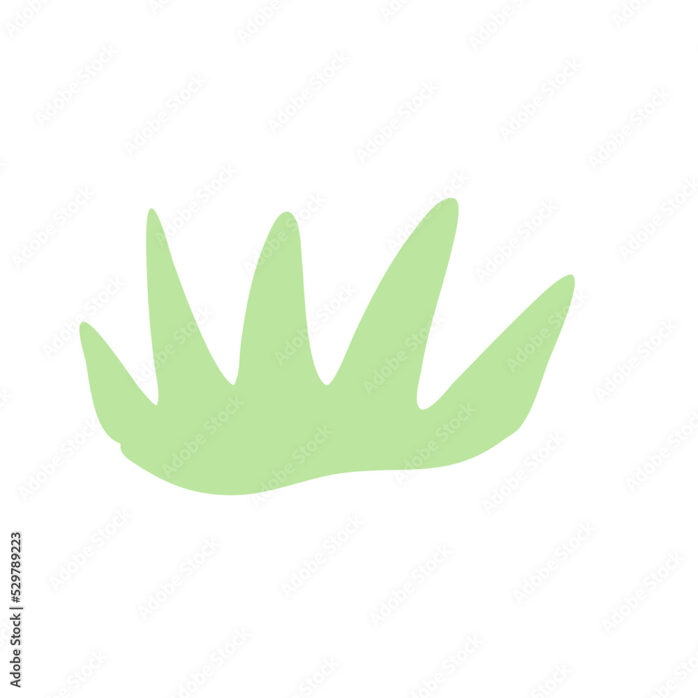 Kids drawing grass bush garden park decoration Kids drawing grass bush garden park decoration