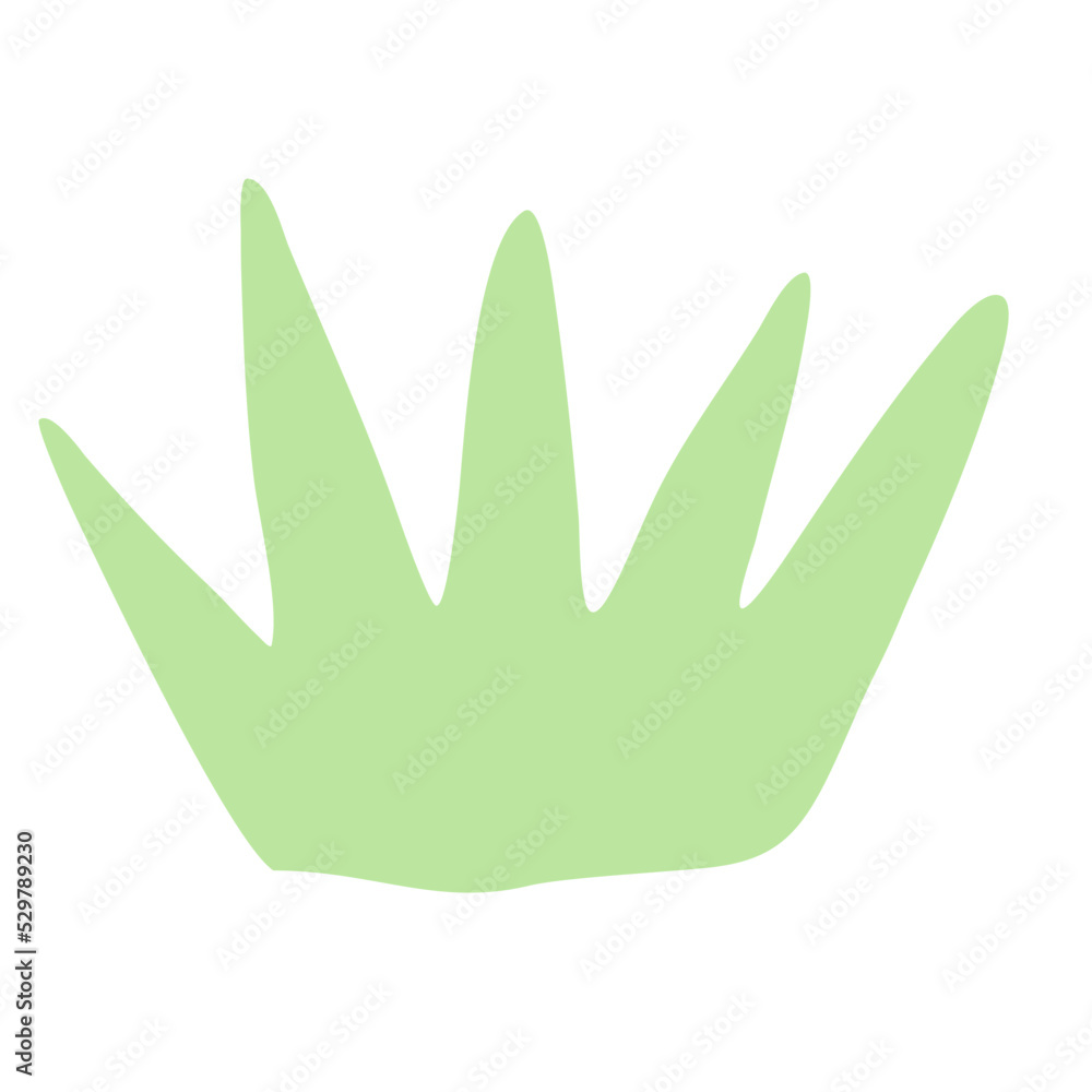 Kids drawing grass bush garden park decoration Kids drawing grass bush garden park decoration