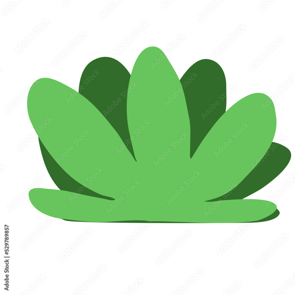 Kids drawing grass bush garden park decoration Kids drawing grass bush garden park decoration
