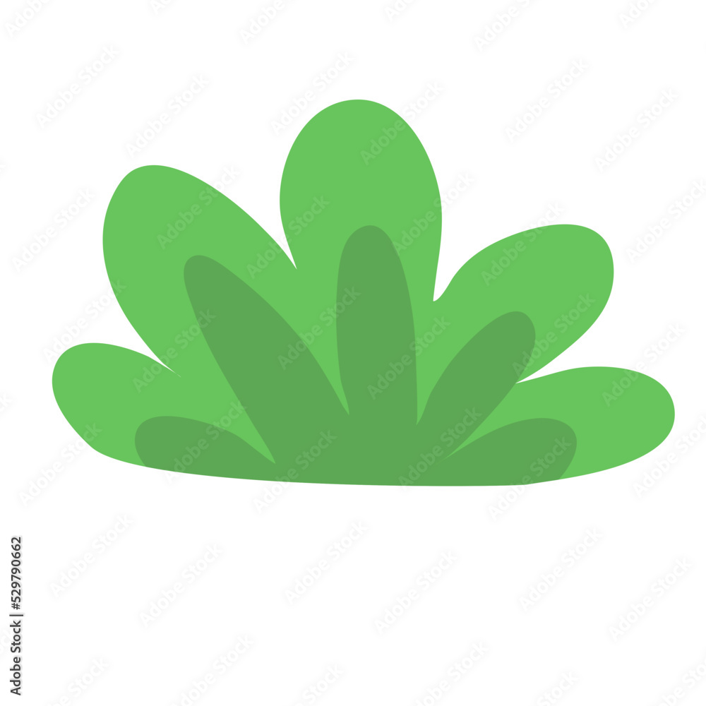 Kids drawing grass bush garden park decoration Kids drawing grass bush garden park decoration