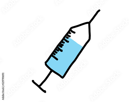 spritze für impfung oder medikament