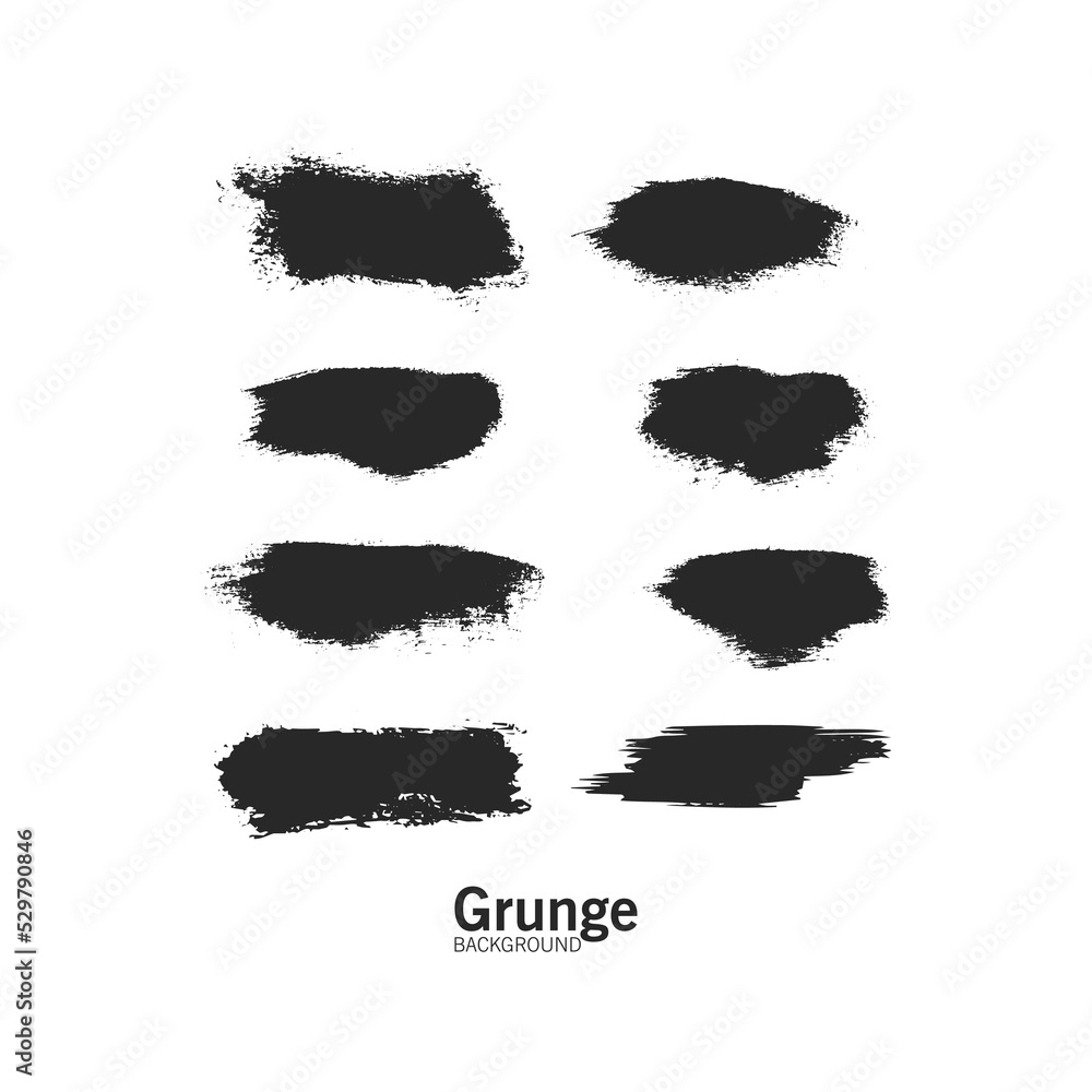 Grunge design elements Ink grunge splat collection vector Grunge design elements Ink grunge splat collection vector