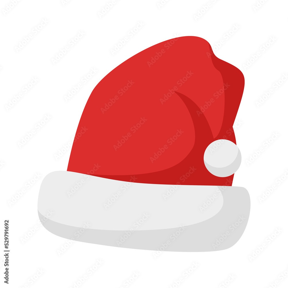 Santa Hat isolated on white background Santa Hat isolated on white background