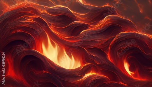 Abstract fire background from infernal fabric. Can be used as wallpaper