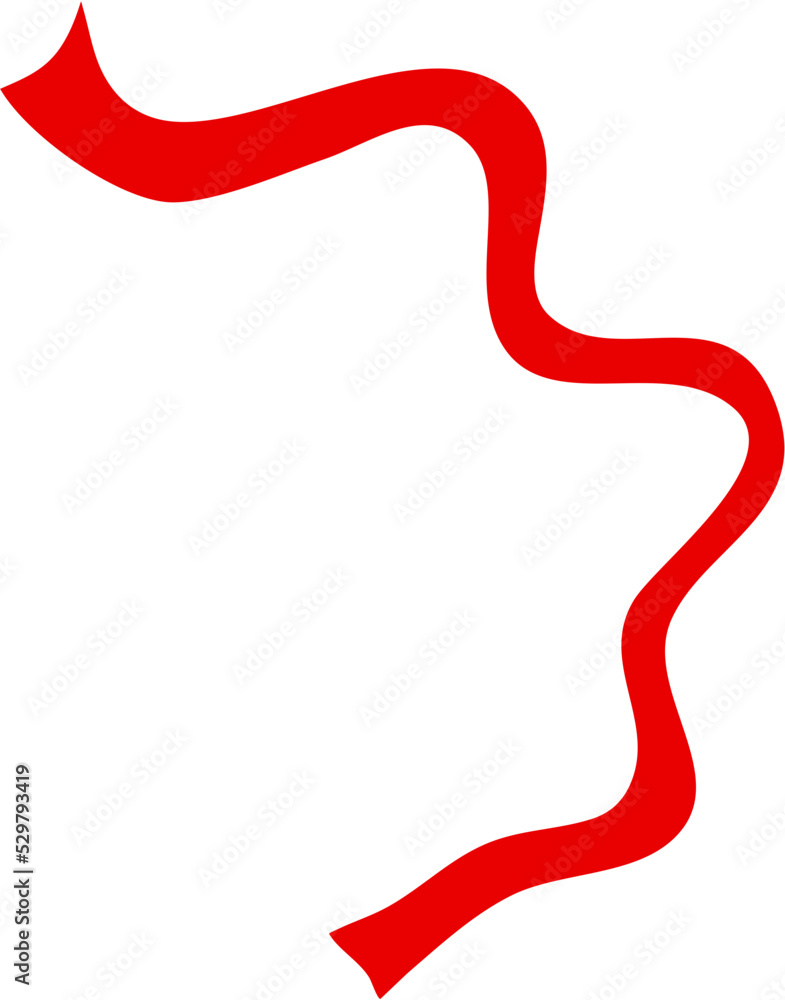 Red Ribbon Confetti Red Ribbon Confetti