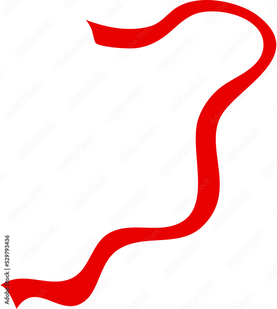 Red Ribbon Confetti Red Ribbon Confetti