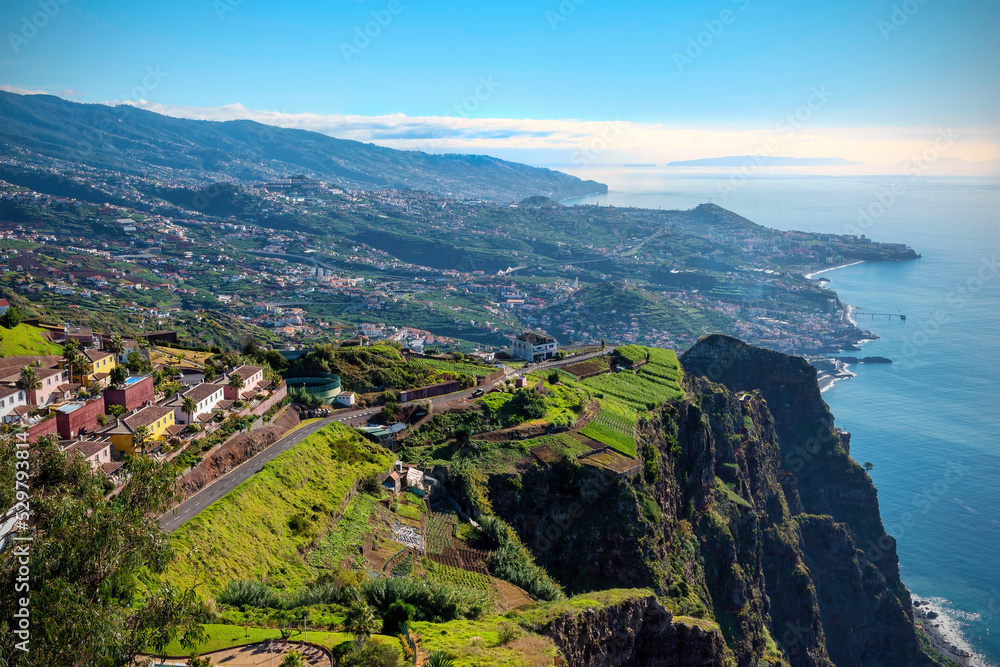 Landscape panorama of Madeira island