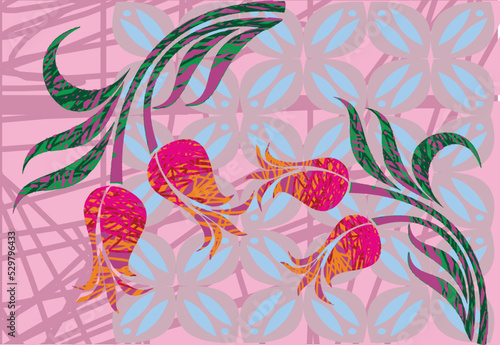 Batik Indonesian: is a technique of wax-resist dyeing applied to whole cloth, or cloth made using this technique originated from Indonesia.