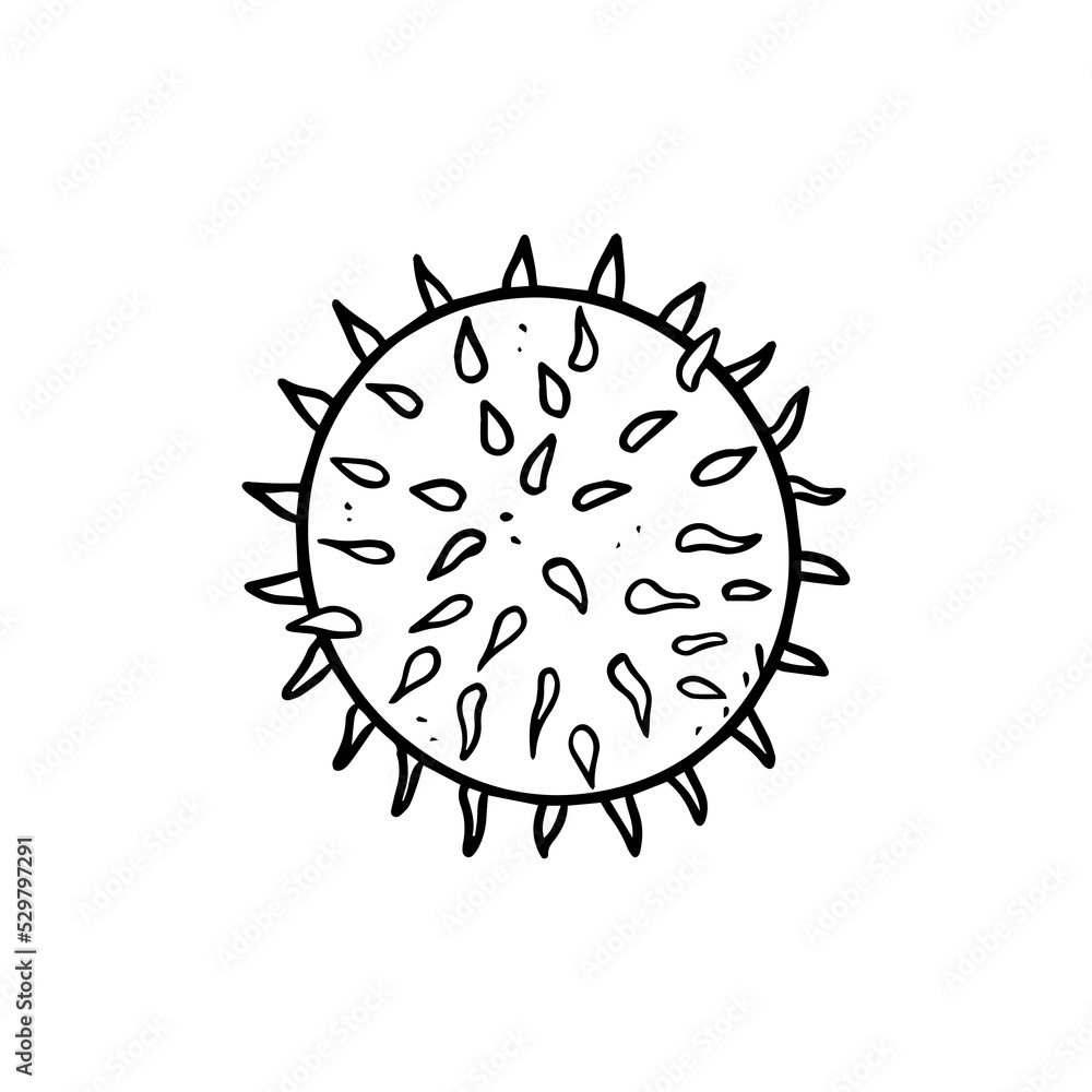 virus hand drawn illustration design virus hand drawn illustration design
