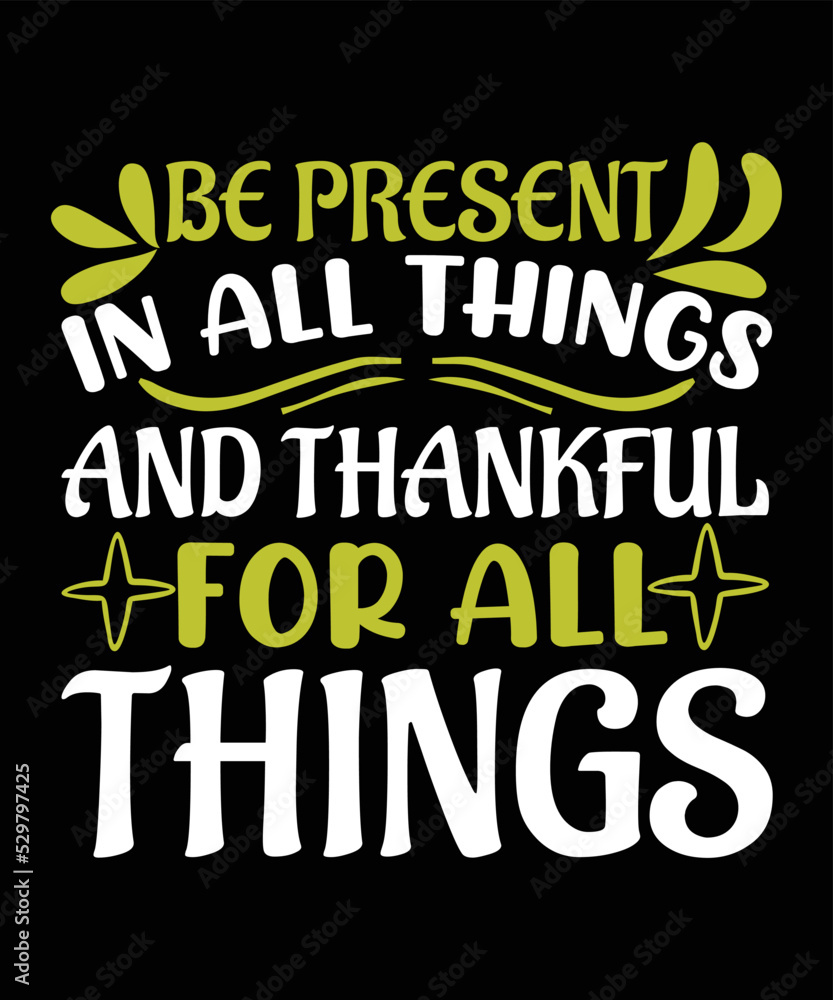 Thanksgiving T-shirt Design Vector