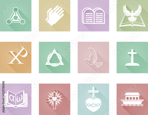 Christian Icons Set