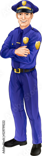 Policeman cartoon
