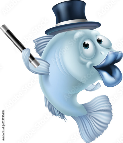 Magic fish cartoon