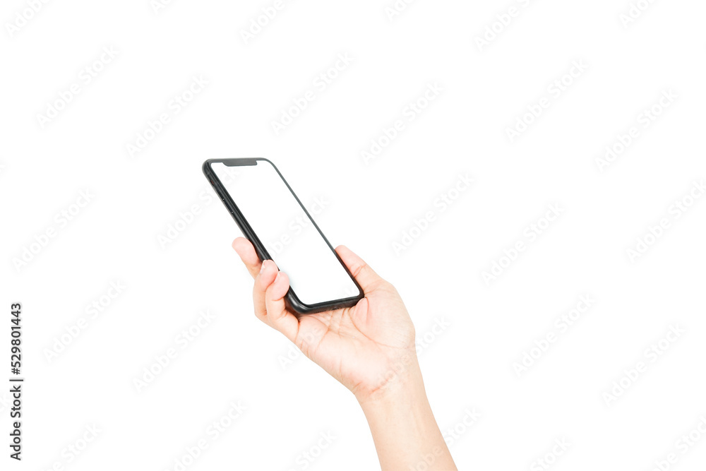 hand holding mobile phone isolated background hand holding mobile phone isolated background