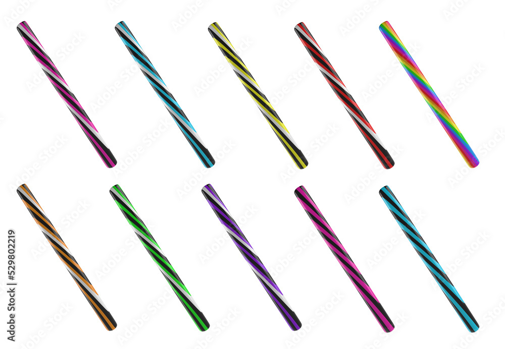 3d illustration of colored candy 3d illustration of colored candy