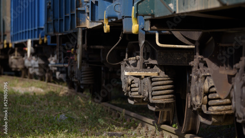 RAILWAY TRANSPORT - freight wagons on a siding