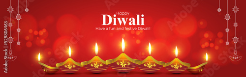 Vector illustration for Happy Diwali greeting photo