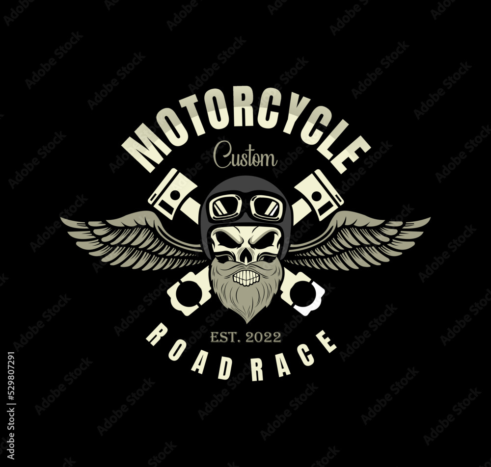 SKULL MOTORCYCLE