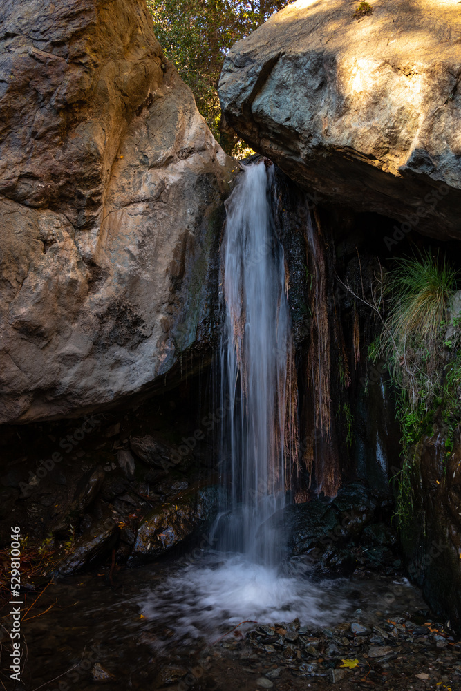 Obraz premium Bouquet Canyon Falls, Santa Clarita, Angeles National Forest