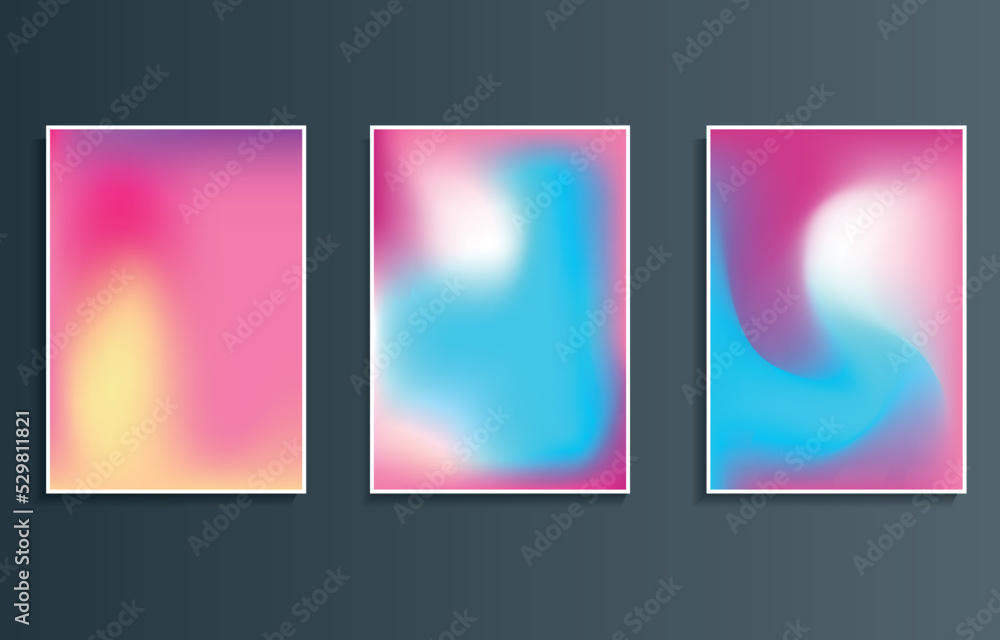 abstract background gradient blurred full color