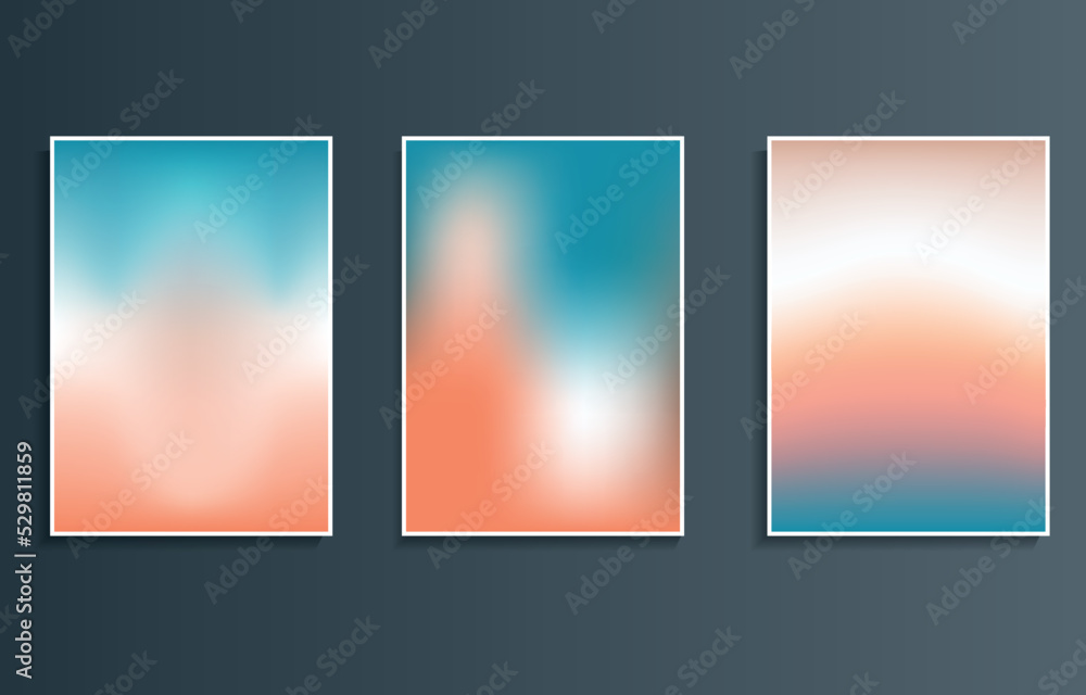 gradient blurred background vector