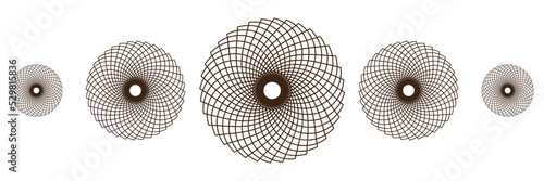 black and white cable isolated