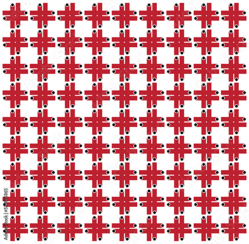 seamless pattern with hearts
