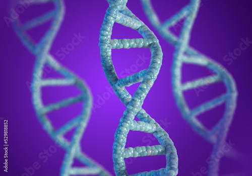 DNA molecule. Genetic seque...