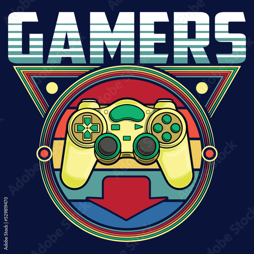 Video gamer t-shirt design, gaming quotes design (1)