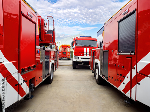 Fire department vehicle. Pa...