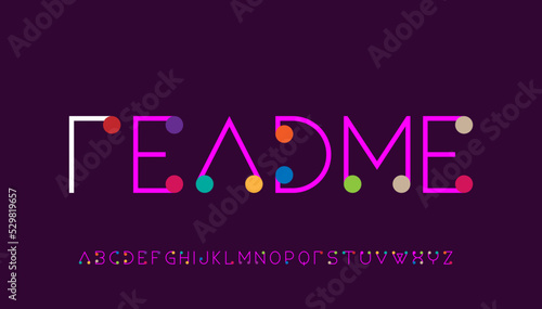 readme typography letter logo design photo