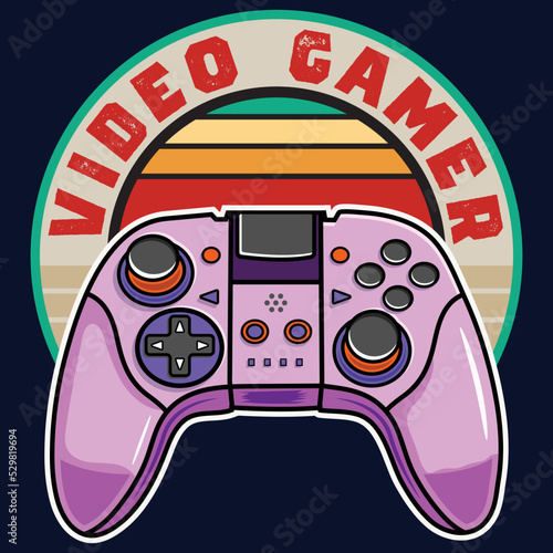 Video gamer t-shirt design, gaming quotes design (5)