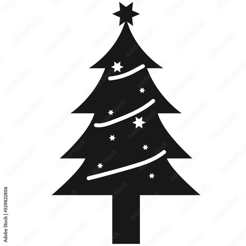 Christmas Tree flat icon