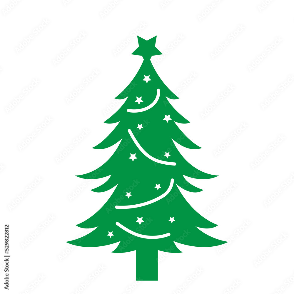 green ristmas Tree flat icon green ristmas Tree flat icon