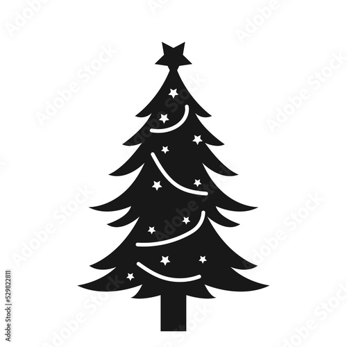 Christmas Tree flat icon