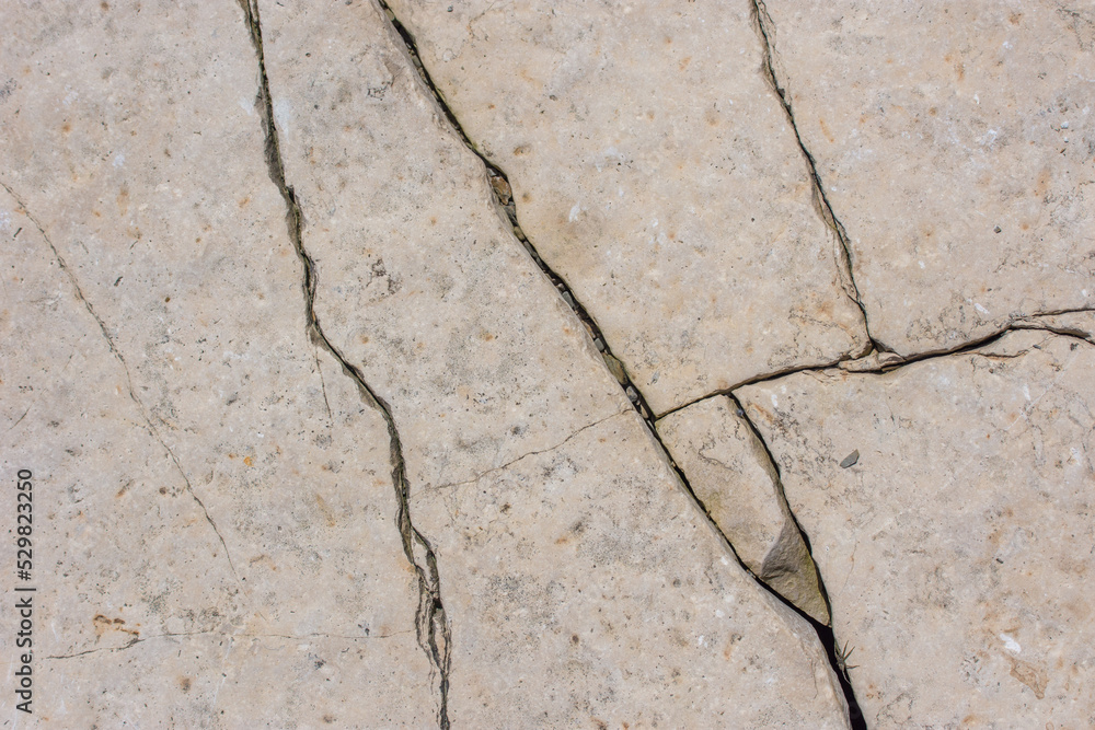 Obraz premium Broken stone wall texture