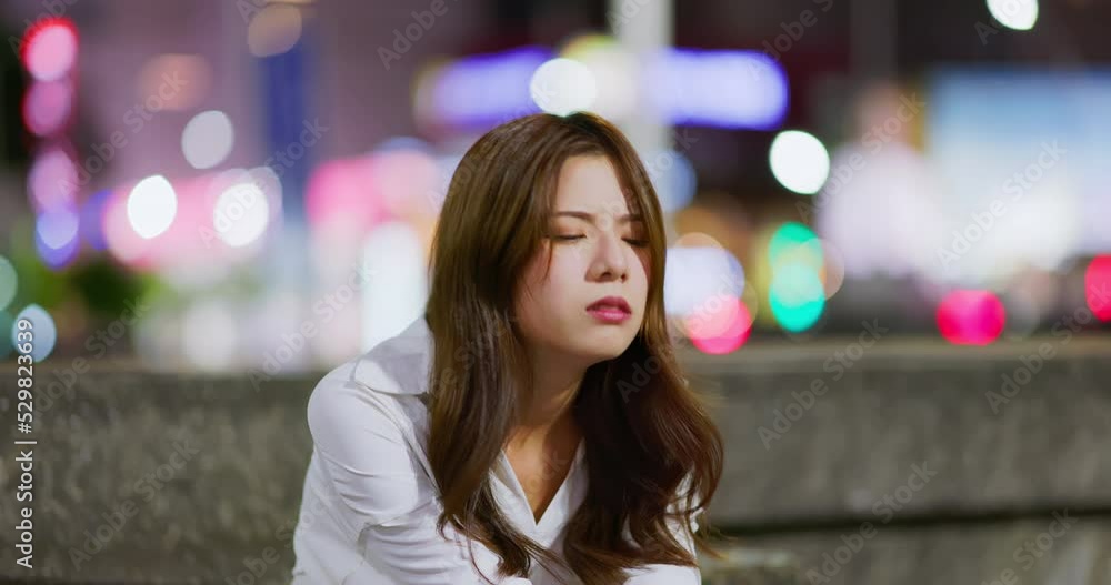 asian businesswoman feel depress asian businesswoman feel depress