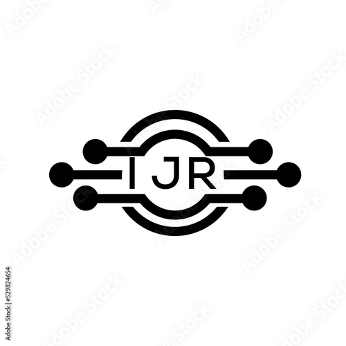 IJR letter logo. IJR  best white background vector image. IJR Monogram logo design for entrepreneur and business.	
 photo