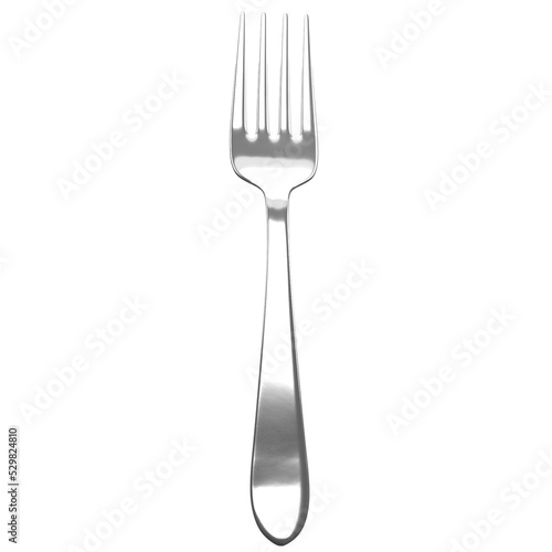 fork isolated on white