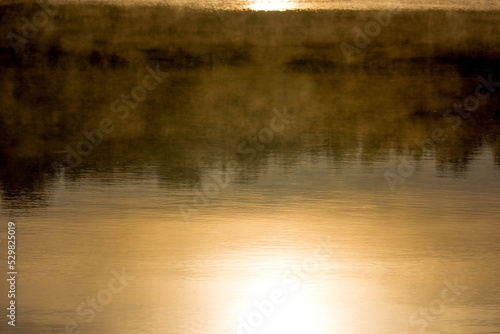 Sun reflection on Lake