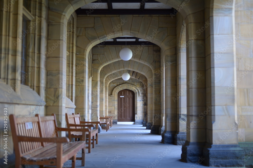 Obraz premium A traditional corridor