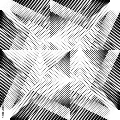 geometric hyperrealism dynamic futuristic diffusion halftone background in neofuturism style photo