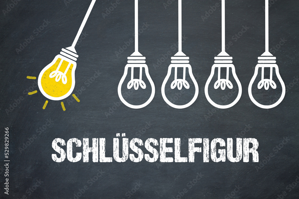 Fototapeta premium Schlüsselfigur 