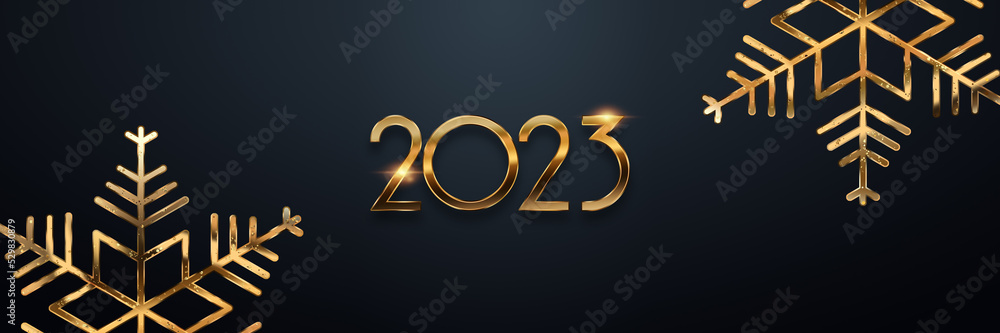 Website header 2023, happy new year. new calendar year. Magazine style, web poster, poster. 3D illustration, 3D render. Website header 2023, happy new year. new calendar year. Magazine style, web poster, poster. 3D illustration, 3D render.