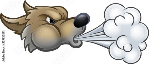 Big Bad Wolf Blowing