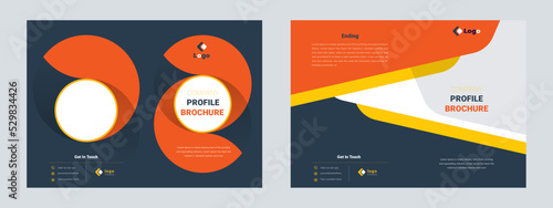 Company Profile Brochure Cover Design Template adept for multipurpose Projects