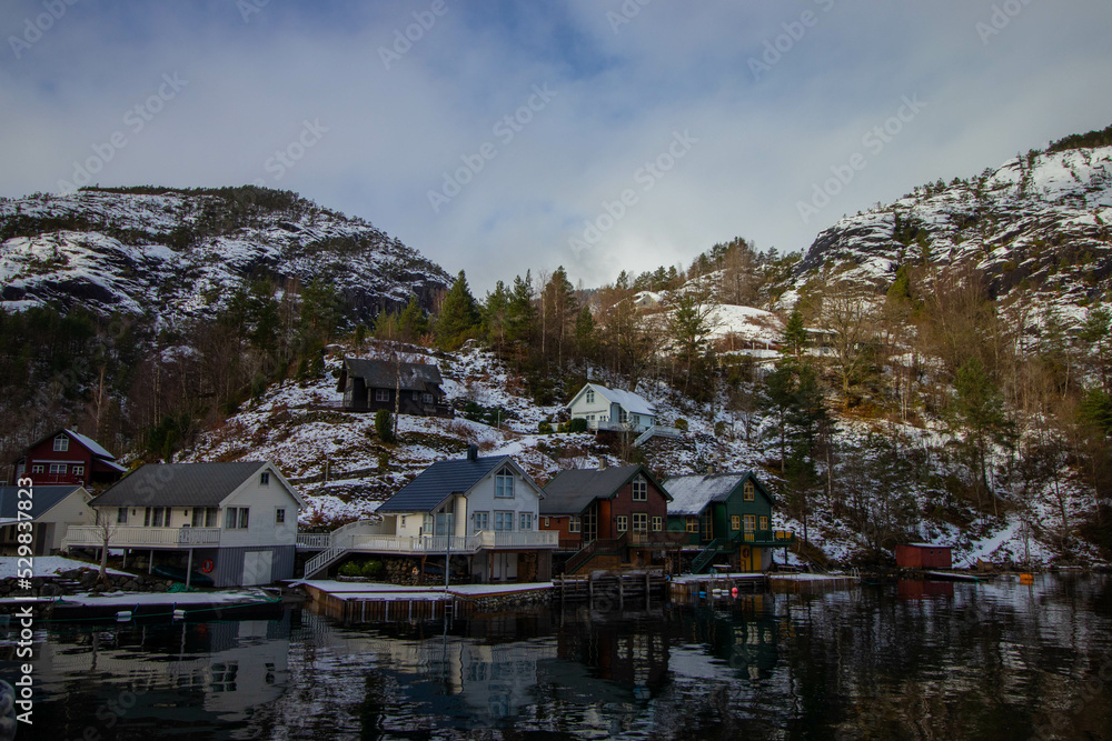 Naklejka premium Norwegischer Fjord